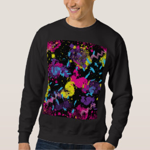 Classic Camouflage: Seamless Vintage Pattern Sweatshirt