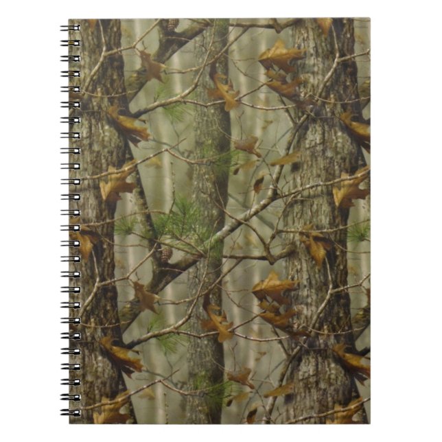 Classic Camouflage Spiral Notebook (Front)