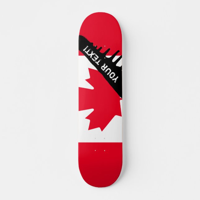 Classic Canada Flag Skateboard (Front)
