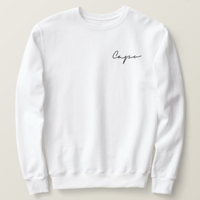 Classic Capo Sweater (Design Front)