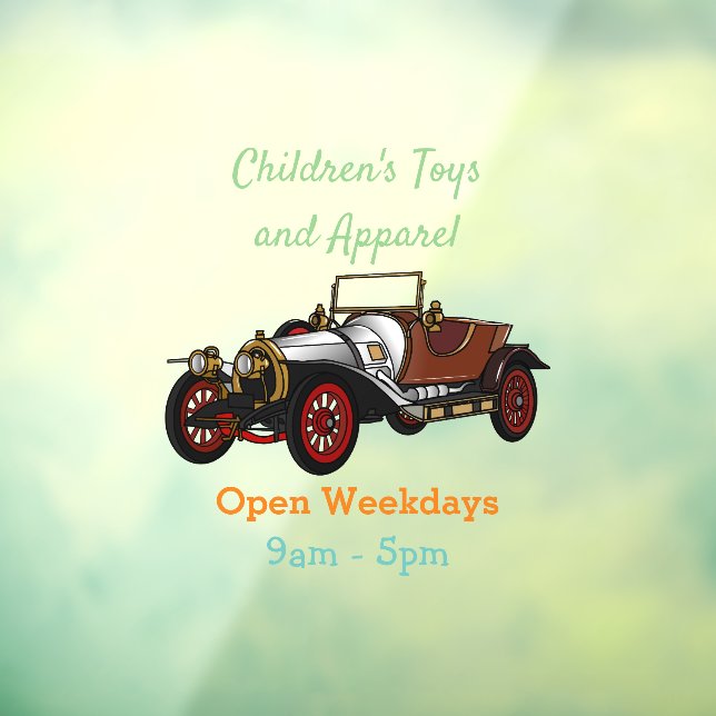 Classic car 1920 cartoon illustration (Sheet 3)