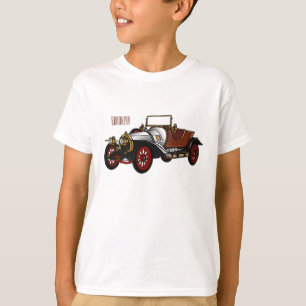 Classic car 1920 cartoon illustration T-Shirt