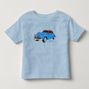 Classic car 1948 cartoon illustration toddler T-Shirt