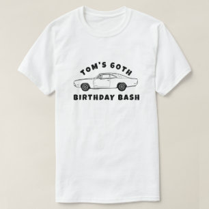 Classic Car 1969 Dodge Charger illustration design T-Shirt