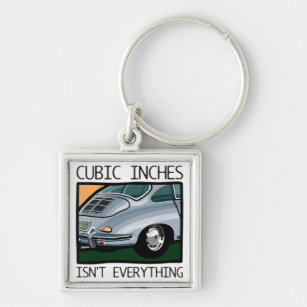 Classic car: Air-cooled 356 more than cubic inches Key Ring