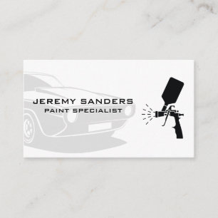 Classic Car   Auto Paint Service Business Card