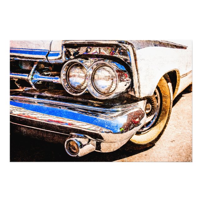 Classic Car Beauty Photo Print (Front)
