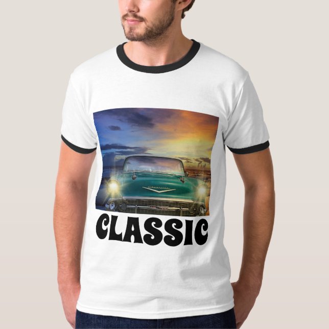 CLASSIC CAR BIRTHDAY T-SHIRTS (Front)