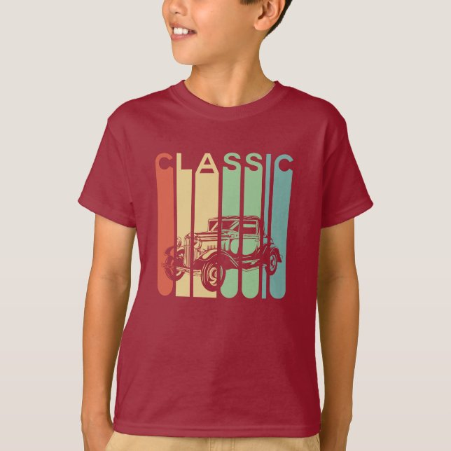 Classic Car Boy  T-Shirt (Front)