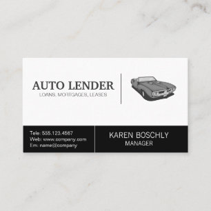 Classic Car Business Card