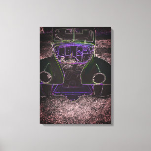 Classic car canvas print