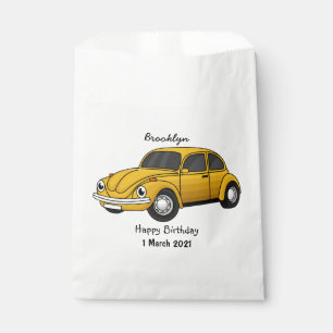 Classic car cartoon favour bags