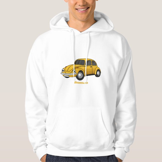 Classic car cartoon hoodie (Front)