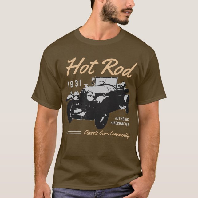Classic car community typography  T-Shirt (Front)