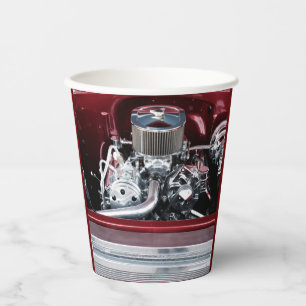 Classic Car Engine Paper Cups