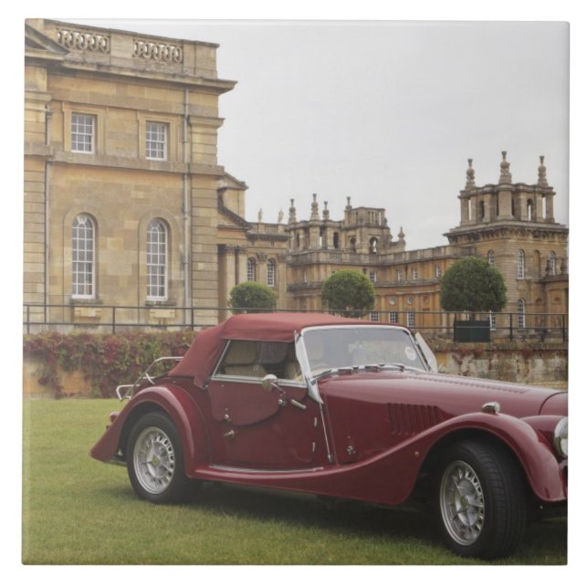 Classic car exhibition, Blenheim Palace Tile (Front)