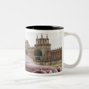 Classic car exhibition, Blenheim Palace Two-Tone Coffee Mug
