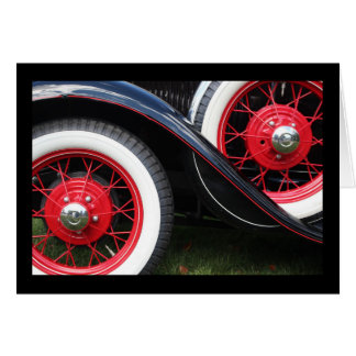 Classic Car Greeting Card