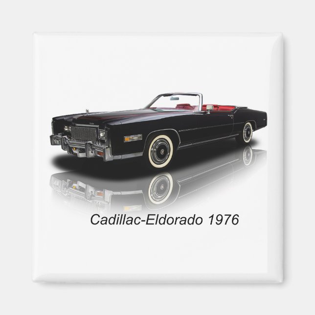 Classic Car image for 2 Inch Square Magnet (Front)