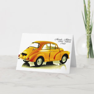 Classic Car image for birthday greeting card