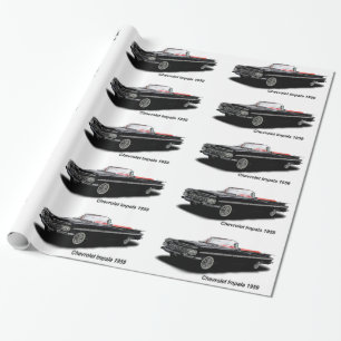 Classic Car image  for Glossy Wrapping Paper