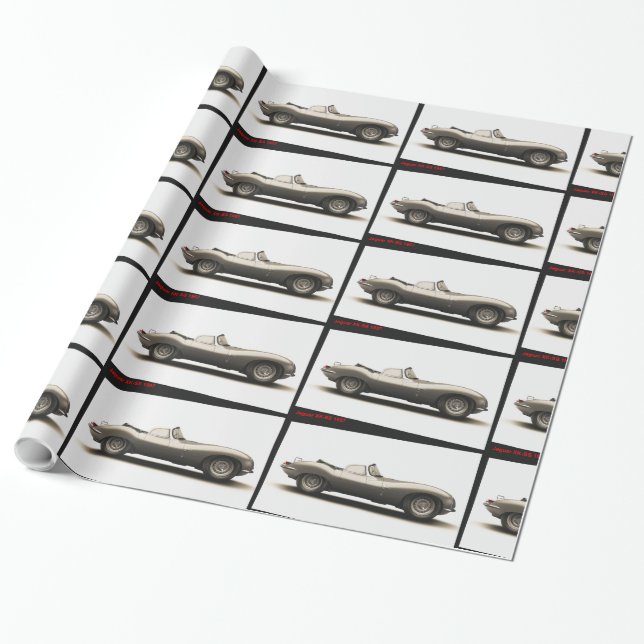 Classic car image for Glossy-Wrapping-Paper Wrapping Paper (Unrolled)