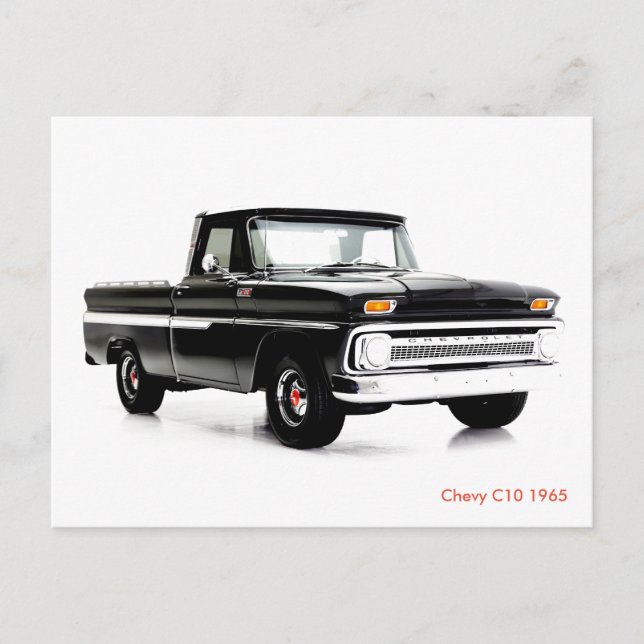 Classic car image for postcard (Front)