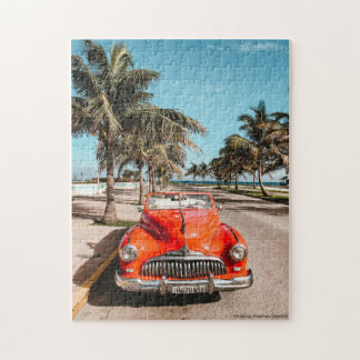 Classic Car in Cuba Jigsaw Puzzle