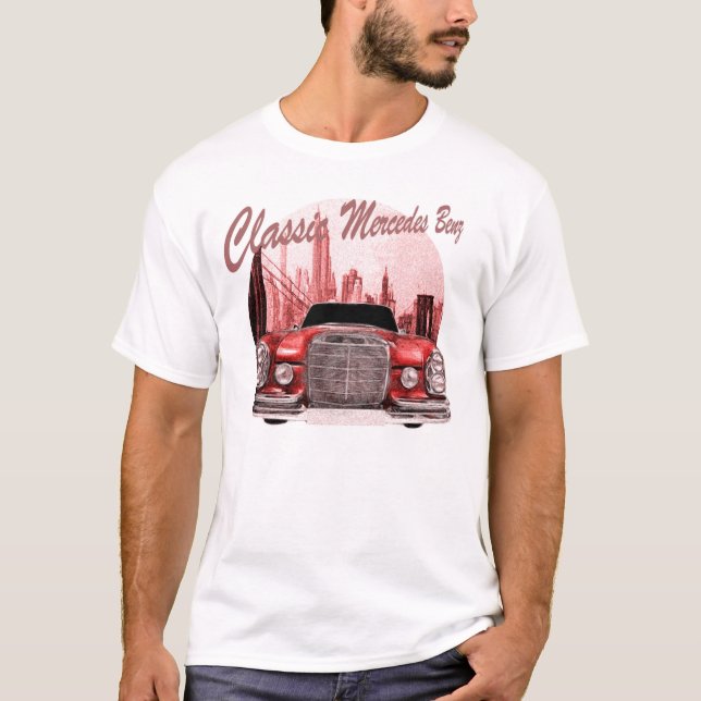 Classic Car Mercedes Benz T-Shirt (Front)