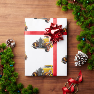Classic Car Modern Cool Wrapping Paper