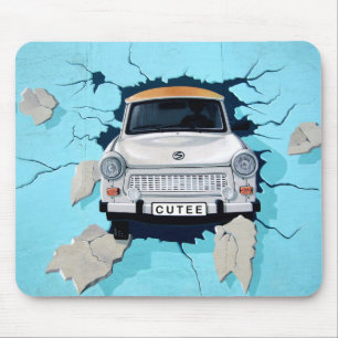 Classic Car Mural Vintage Car Art Classic Car Art Mouse Pad