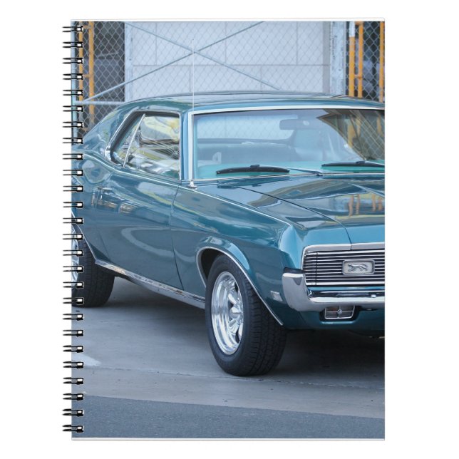 Classic car notepad spiral notebook (Front)