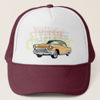 Classic car, old Chevrolet Bel Air in brown