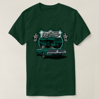 Classic Car Old Steel Race Pattern T-Shirt