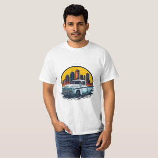 Classic car pickup chevrolet vintage 2 T-Shirt