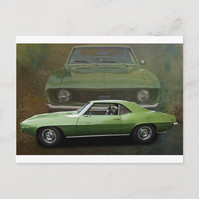 Classic car postcard (Front)