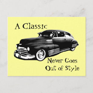 Classic Car Postcard