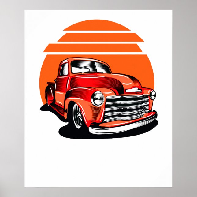 classic car poster (Front)