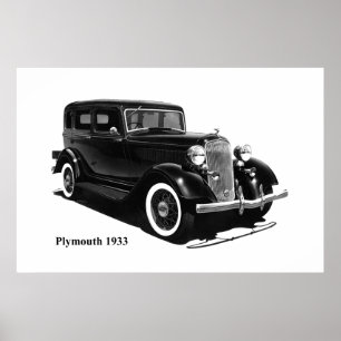 Classic Car Poster