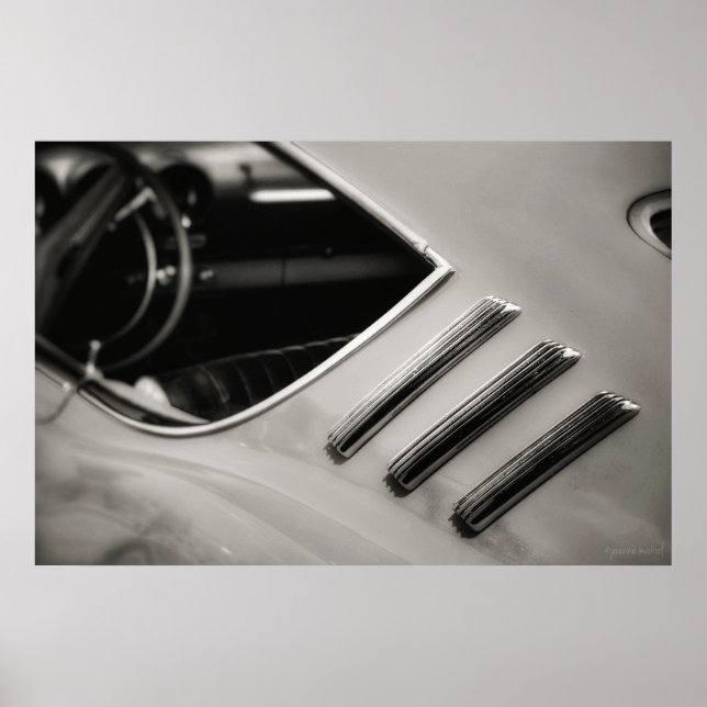 Classic Car Poster Print (Front)