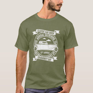 Classic Car Show Annual Gathering Mens  T-Shirt
