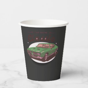 Classic Car Show  Paper Cups