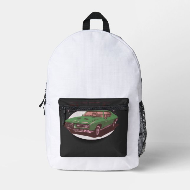 Classic Car Show  Printed Backpack (Front)