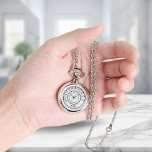 Classic Car Speedometer Rev Counter Necklace<br><div class="desc">Add your initials to this classic car speedometer inspired necklace watch. Suitable for all vintage car speedometer lovers and makes a lovely gift for your classic car loving mum</div>