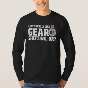 Classic Car Stick Shift Manual Gearbox   Manual Tr T-Shirt