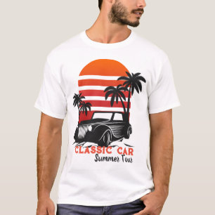 classic car summer t-shirt 