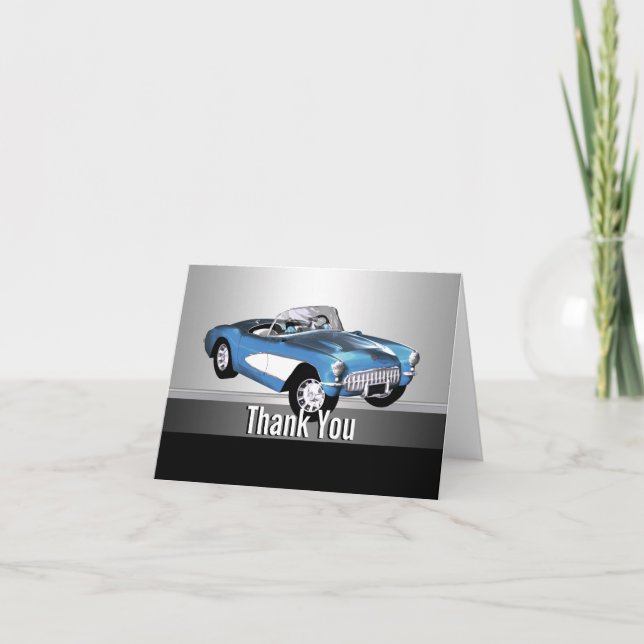 Classic Car Thank You Cards (Front)