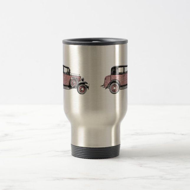 classic car travel mug (Center)