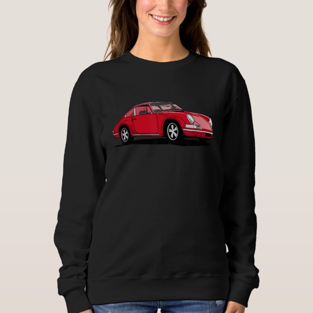 Classic Car Youngtimer Oldtimer Retro Vintage Sweatshirt (Front)