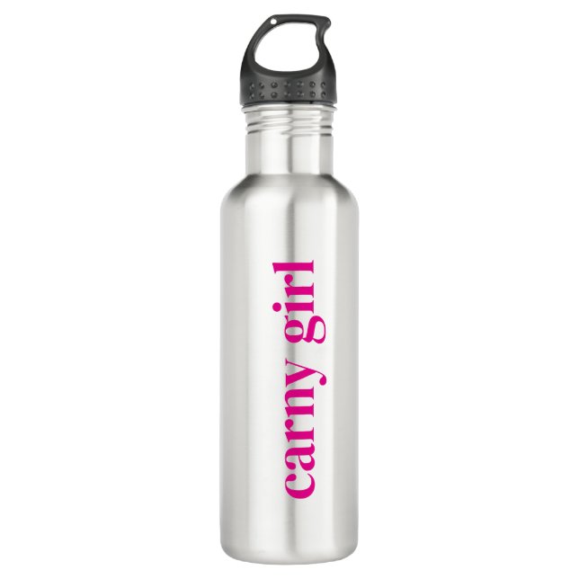 Classic Carny Girl Water Bottle (Front)